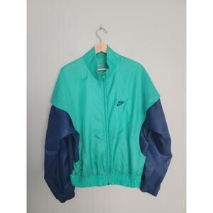 Nike Mens S Windbreaker Jacket DA5660-372 Giannis Freak Track Green Blue